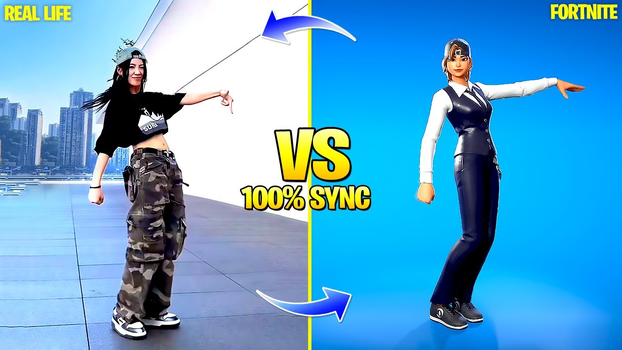 FORTNITE DANCES IN REAL LIFE (Touch, Woke Up, 15 Minutes, Tiktok and Icon Series Dances)