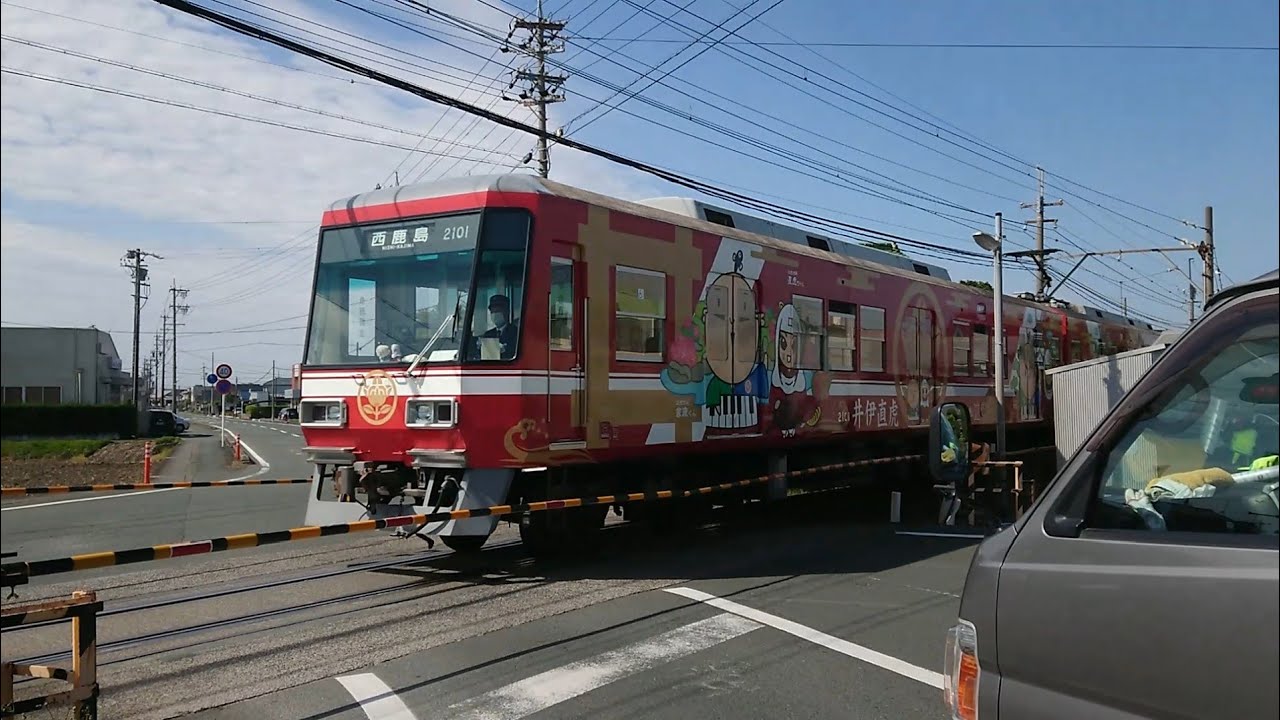 遠鉄2001F+1007F 下り第25列車 積志駅～遠州西ヶ崎駅 通過