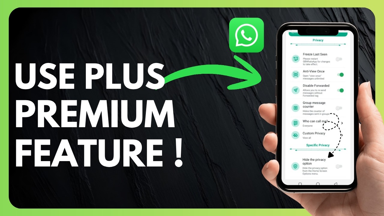 How to Use WhatsApp Plus Premium Features 2026 !