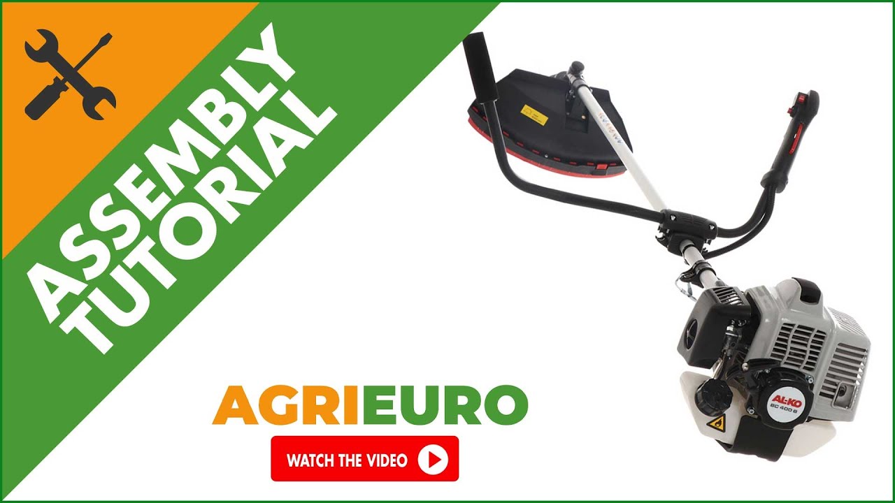 AL-KO BC 400 B Brush Cutter - 40 cc - 2-stroke Engine - Double Bicycle Handlebar - Assembly tutorial