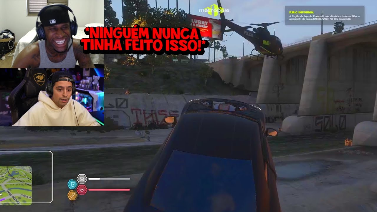 CORINGA E OCLENIS DERAM A FUGA MAIS BIZARRA DA METROPOLE!!