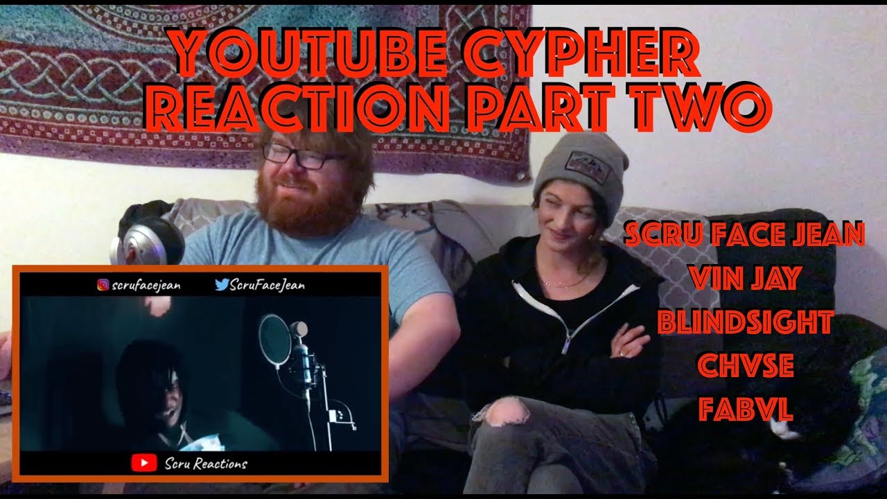 CRYPT'S YOUTUBE CYPHER | REACTION VIDEO Part 2 w/ Chvse + Fabvl + Blindsight + Vin Jay + Scru