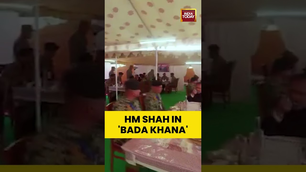 Amit Shah Joins BSF Jawans for &lsquo;Bada Khana&rsquo; in Kathua, J&K | #shorts