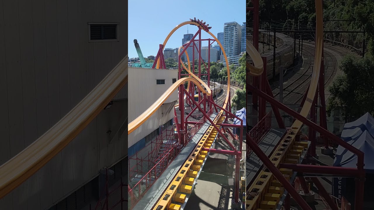 First Multi-Launch Single Rail Coaster | Big Dipper at Luna Park