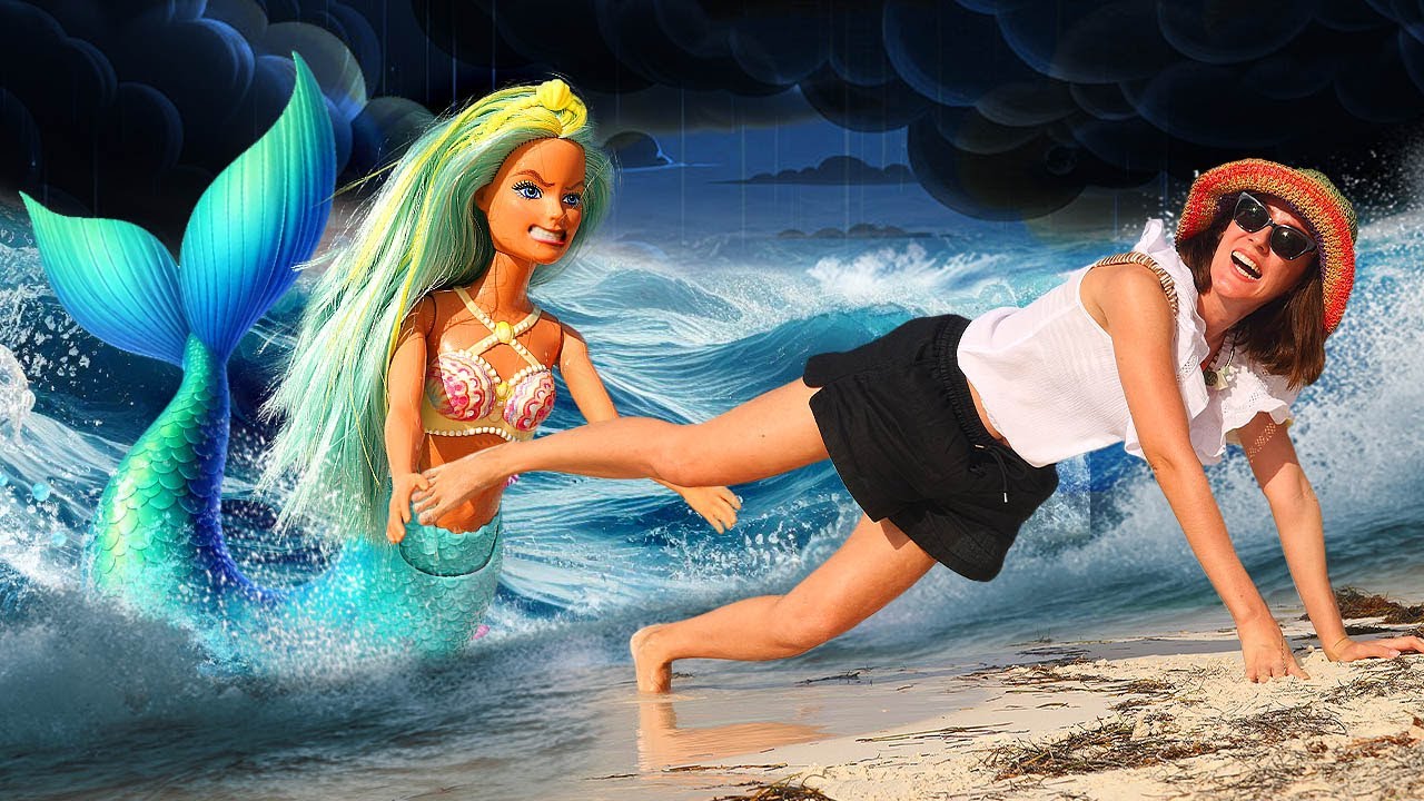Un encuentro inusual en la playa: ¡Ana ayuda a una sirena a convertirse en humana!