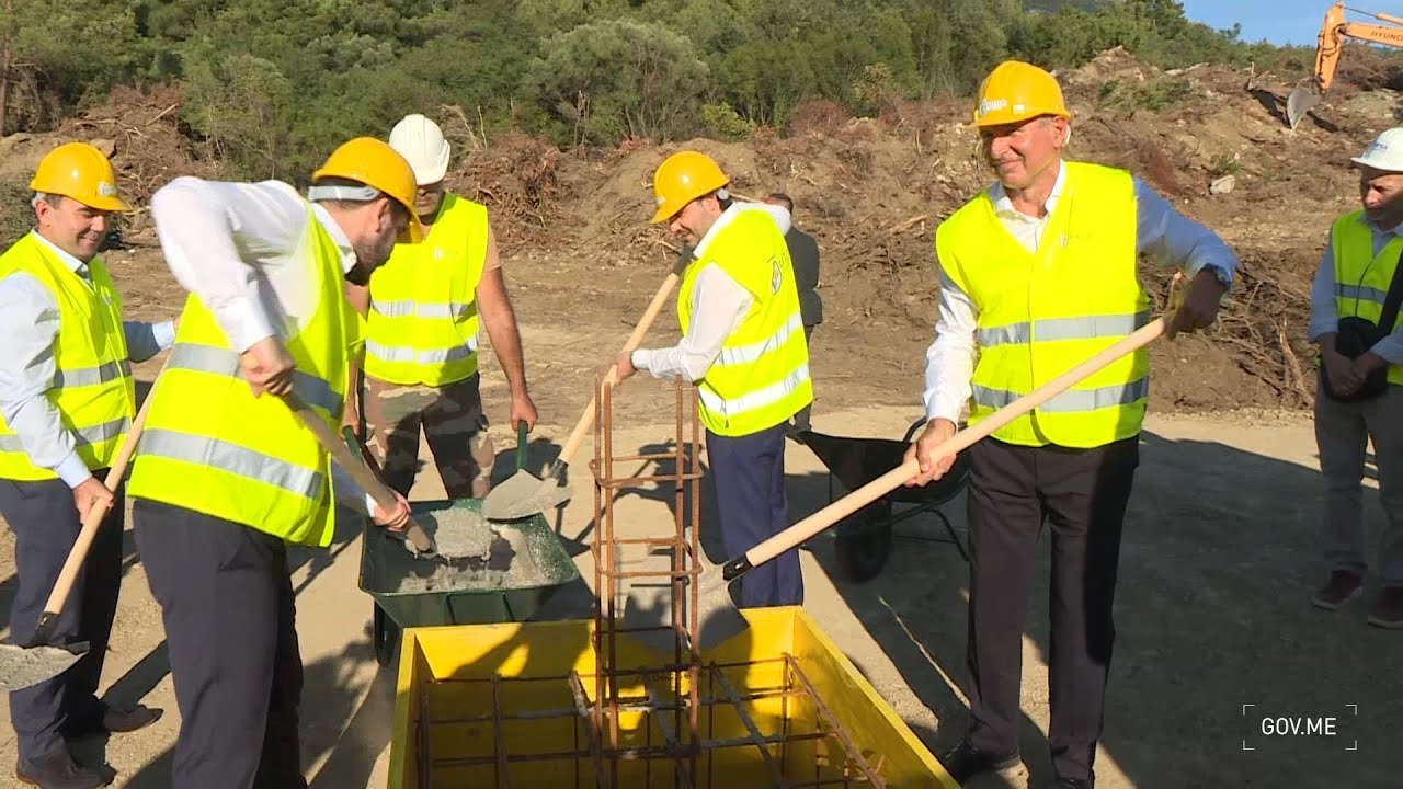 Polaganje kamena temeljca za žičaru Kotor Lovćen