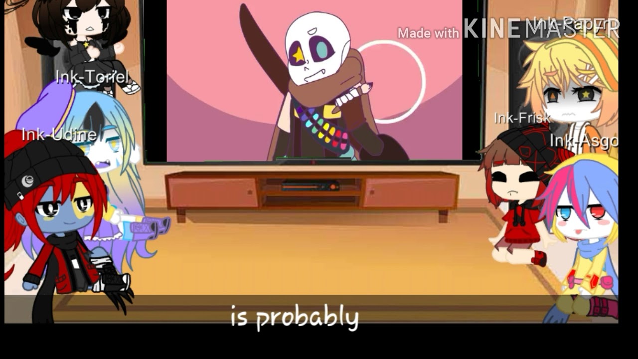 //InkTale react [My Au]//Original AU//By Hampany OwO //part 1/3//