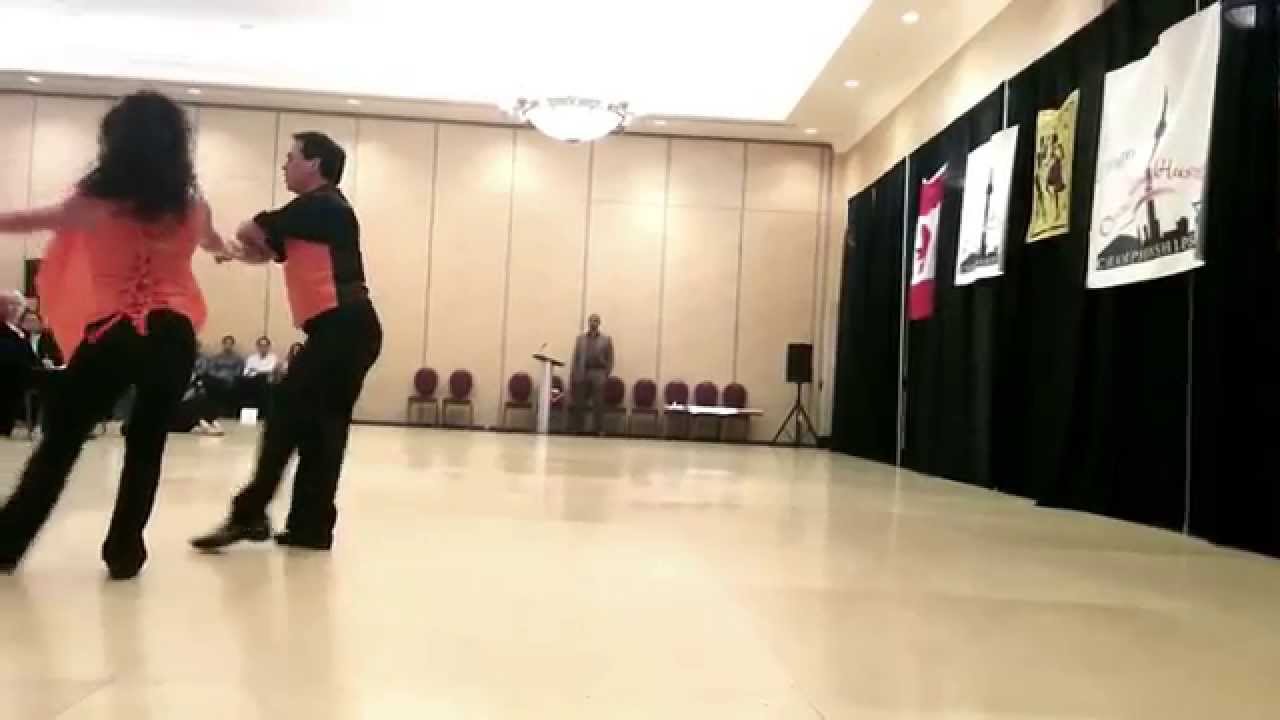Billy Marti and Veronica Castilla at Toronto Open Swing and Hustle Championships 2014