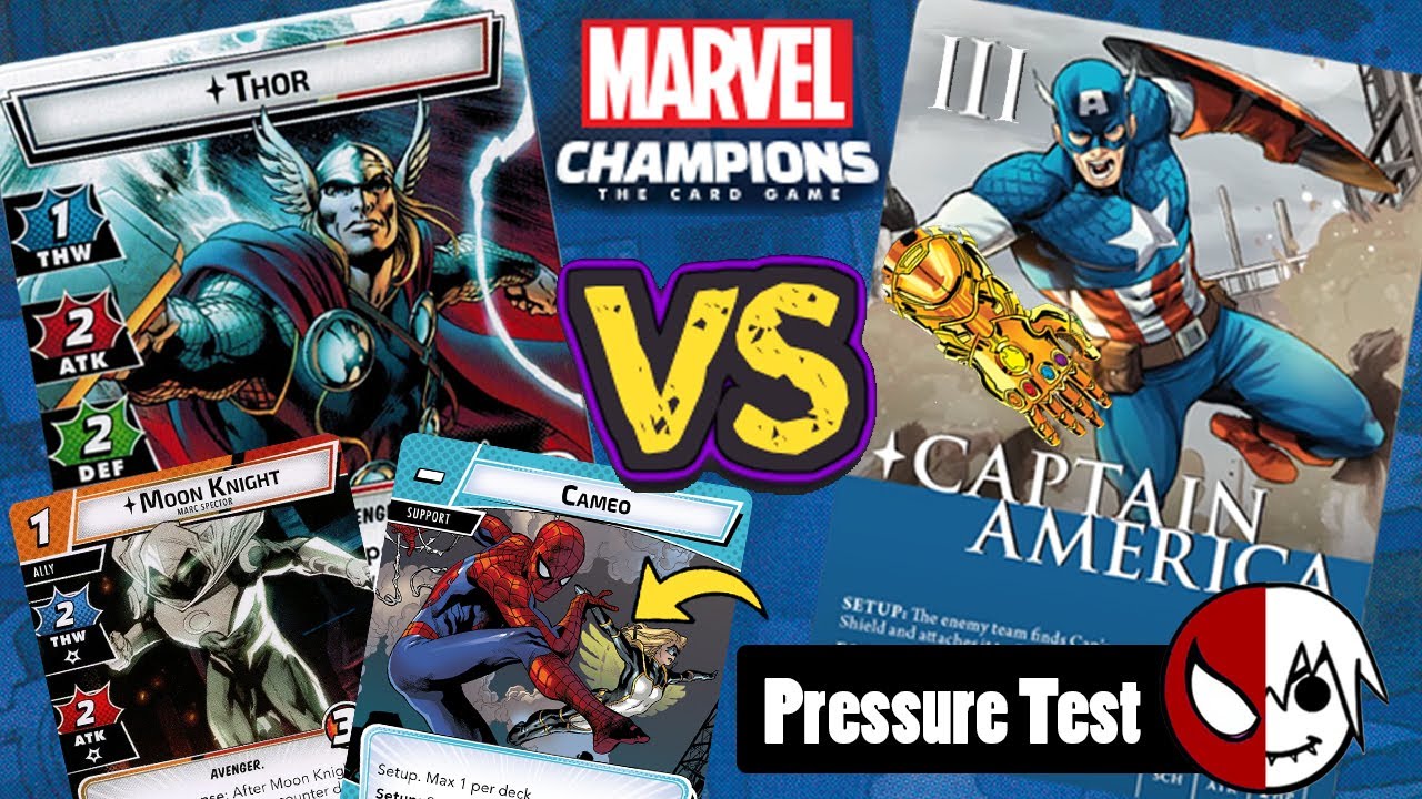 Testing CAMEO: Thor vs Captain America w/ Infinity Gauntlet (Expert) Marvel Champions Playthrough