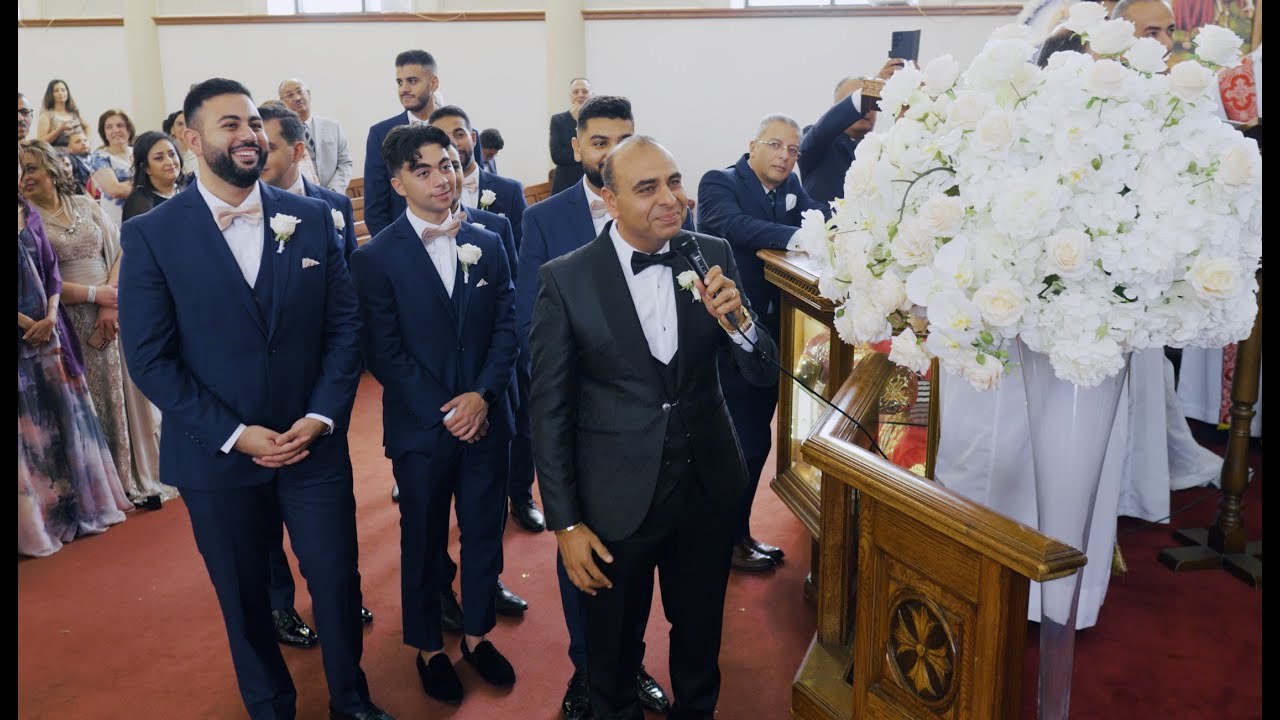 Father of the Bride Sings for Daughter in Coptic Wedding Ceremony