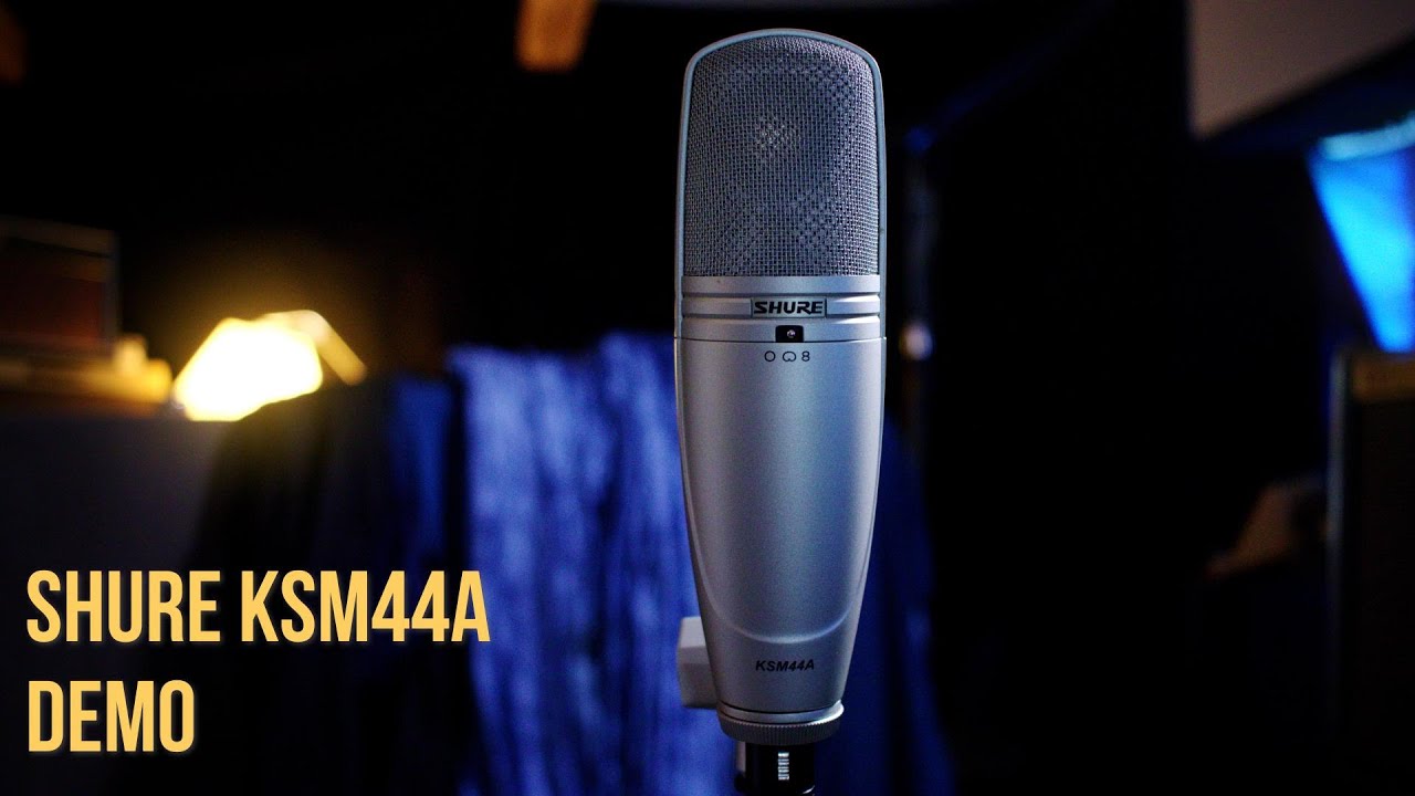 Shure KSM44a  MIC DEMO (Spoken Word, Acoustic Guitar, Vocals, Guitar Cab)