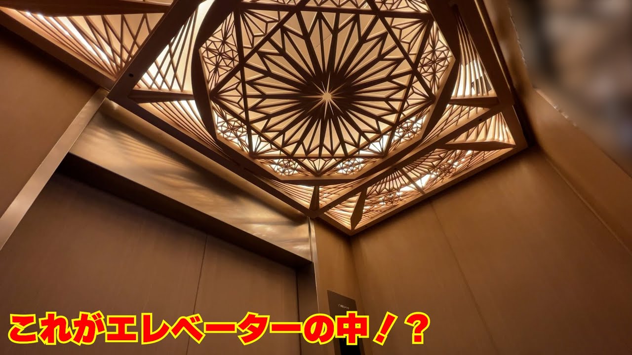 エレベーターの色んな天井を見てみよう