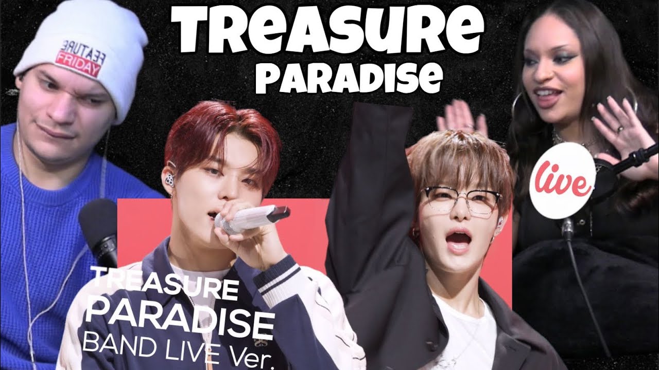 Waleska & Efra React to TREASURE “PARADISE” Band LIVE [it's Live]