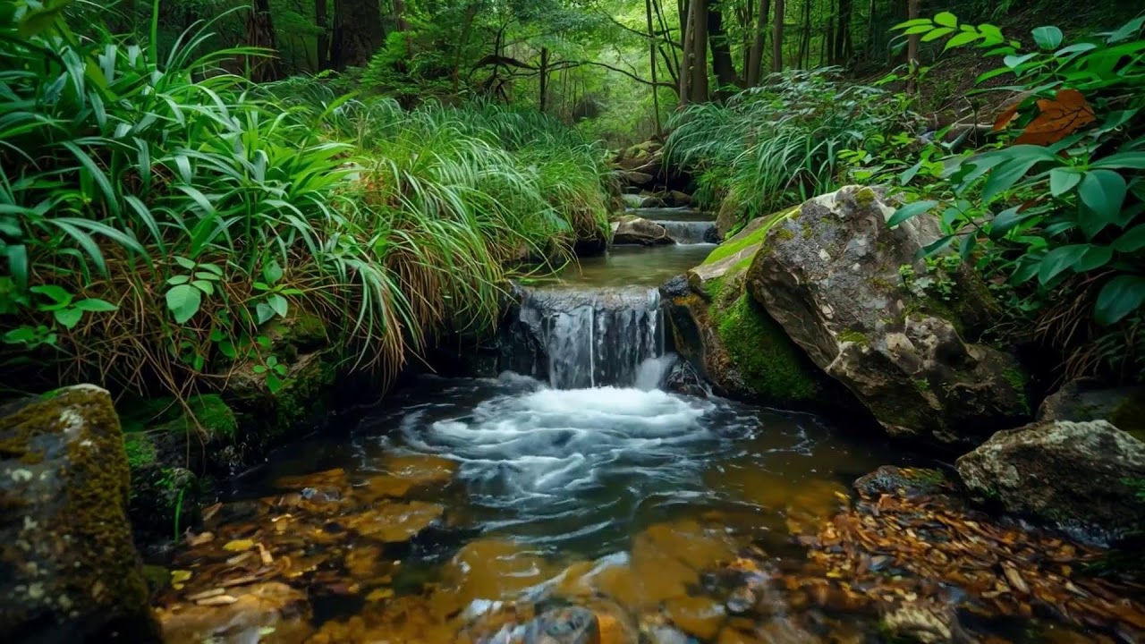 Relaxing Forest River Sounds for Sleep and Stress Relief