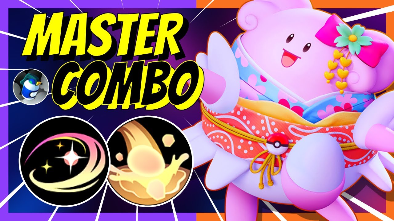 Pokemon Unite Gameplay | Blissey Master Rank Battle | Safeguard and Egg Bomb Combo
