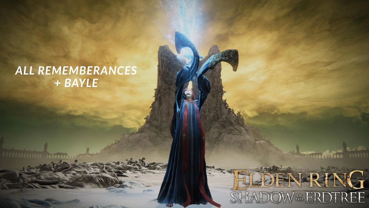 Dark Moon Greatsword vs DLC Remembrance Bosses (No Damage) - Elden Ring DLC