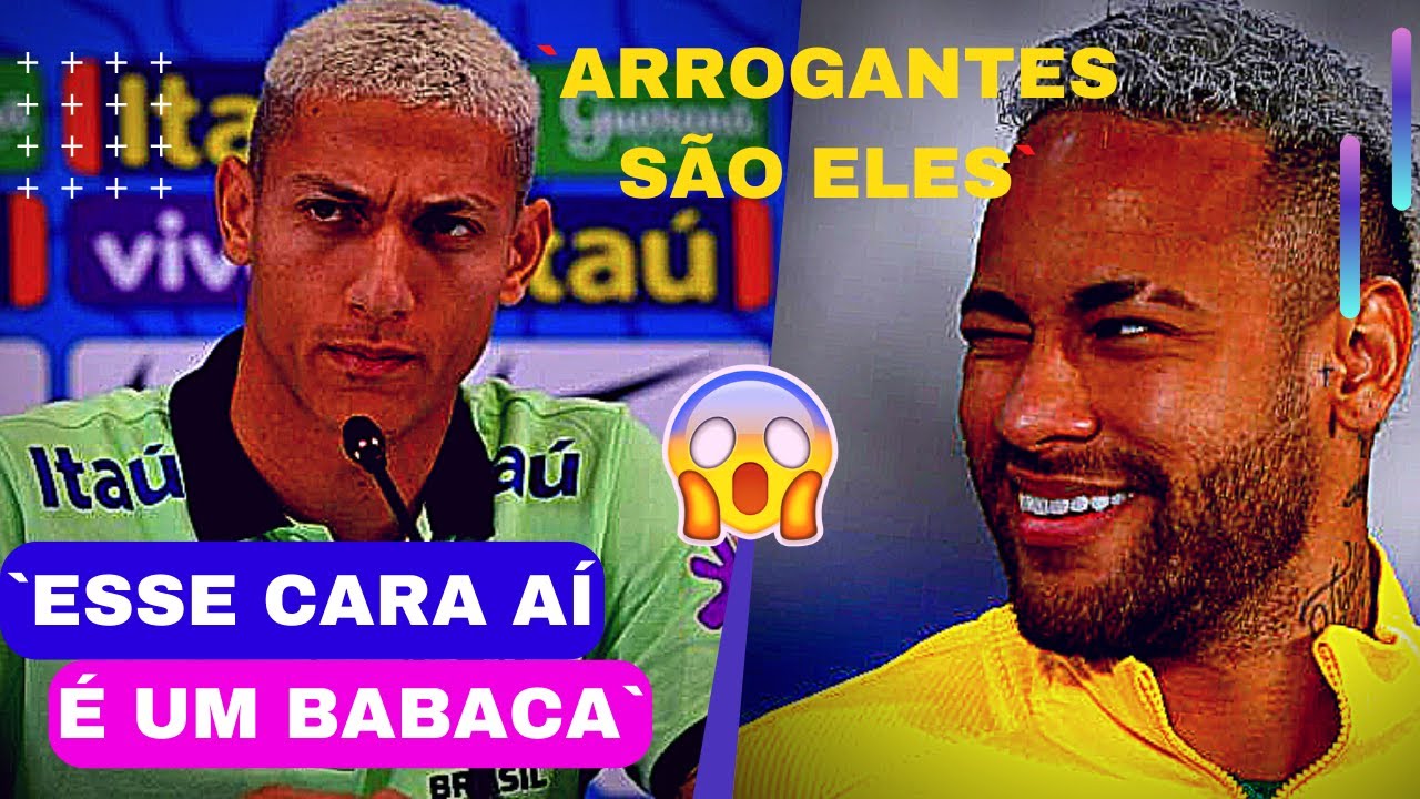 😱CARAMBA! RICHARLISON REBATEU O JORNALISTA ALEMÃO! E DEFENDEU NEYMAR APÓS CRÍTICA.