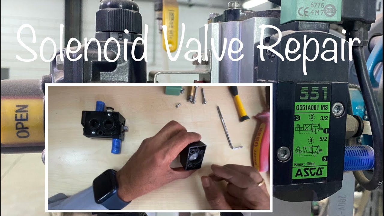 Solenoid Valve Troubleshooting | Pneumatic Solenoid Valve Repair | ASCO G551A001MS 551 Valve