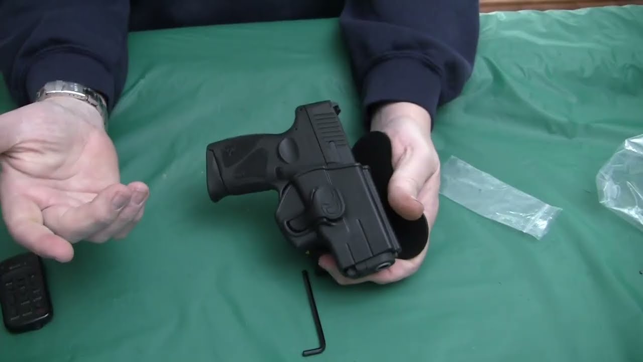 Taurus G3C $20 paddle holster from Amazon review