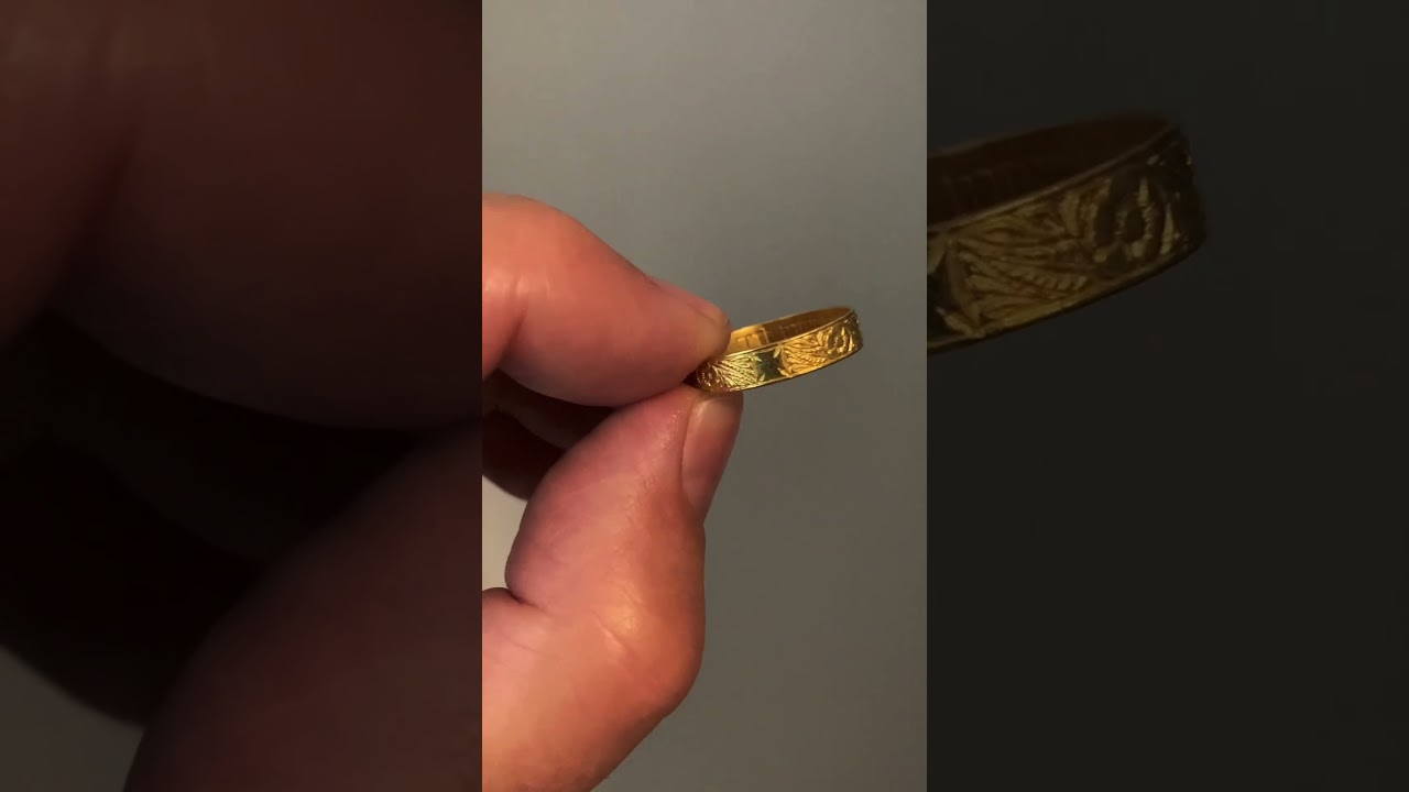 Medieval gold posy ring c. 1400 - 1450