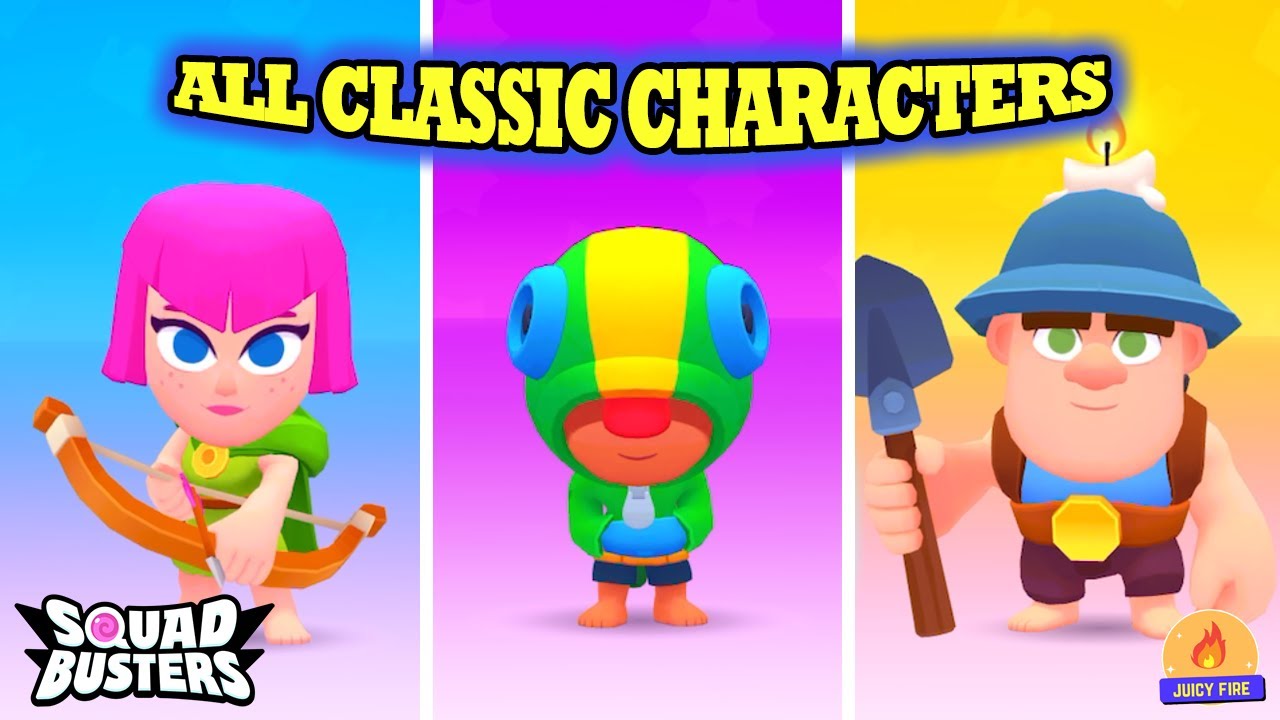 Squad Busters | All Classic Characters | Lava World Updated