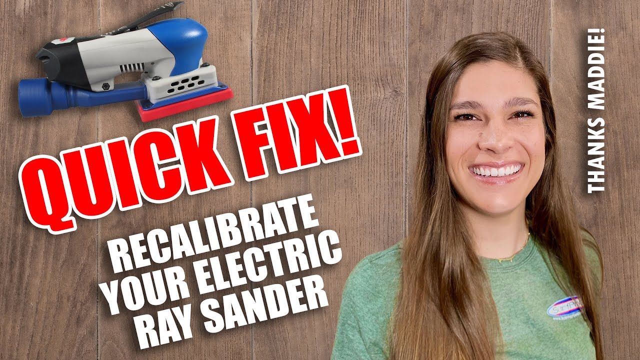 SurfPrep Recalibration for Electric Sanders