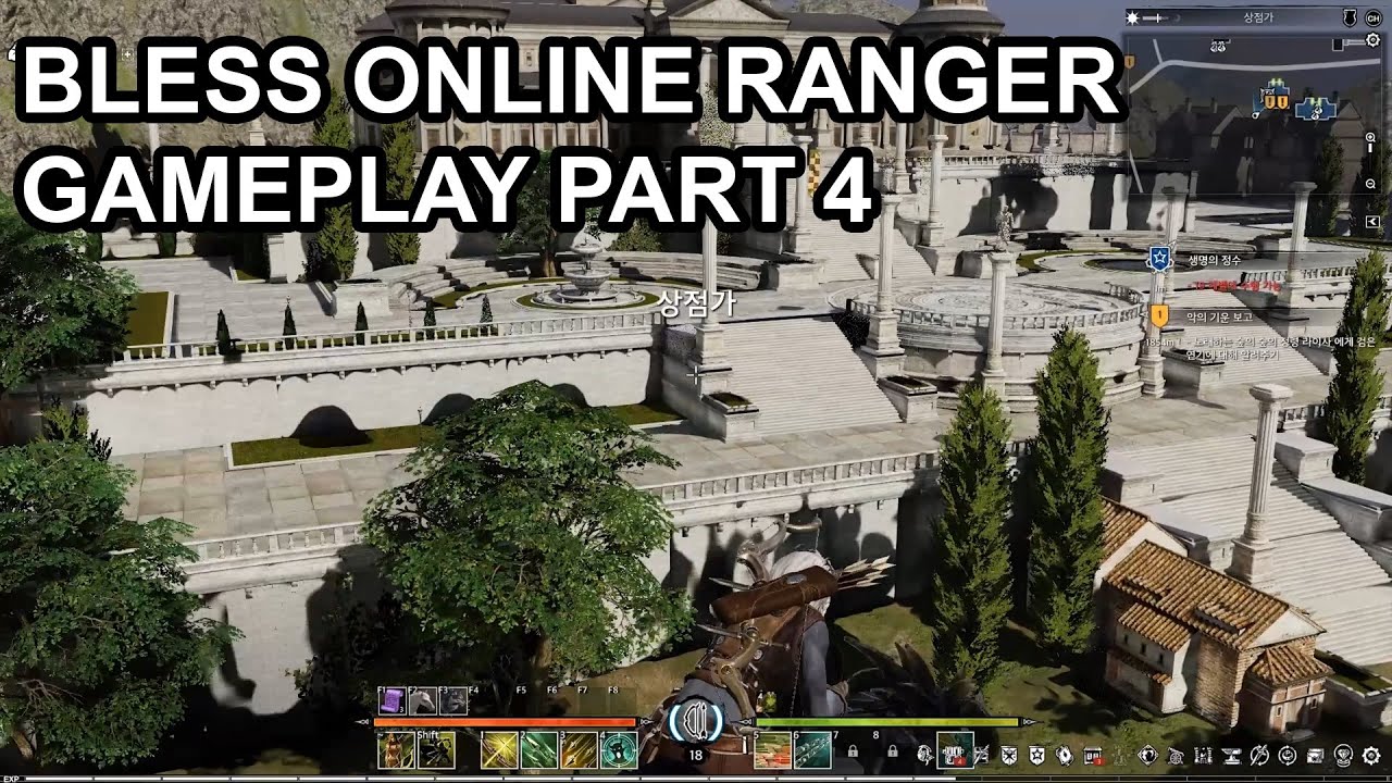 Bless Online Ranger Gameplay Part 4 North Faction Flying