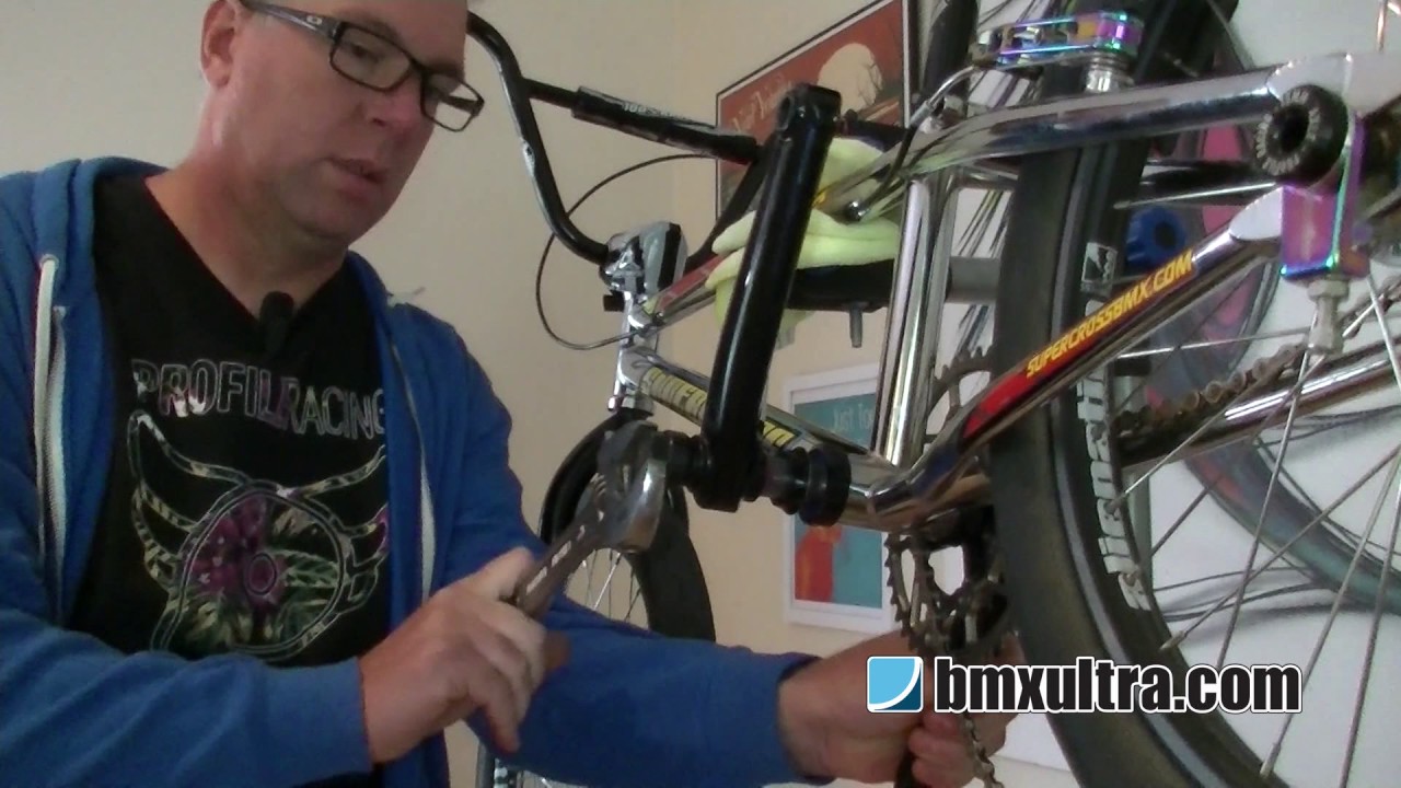 Установка шатунов Profile Racing Elite BMX (как сделать)