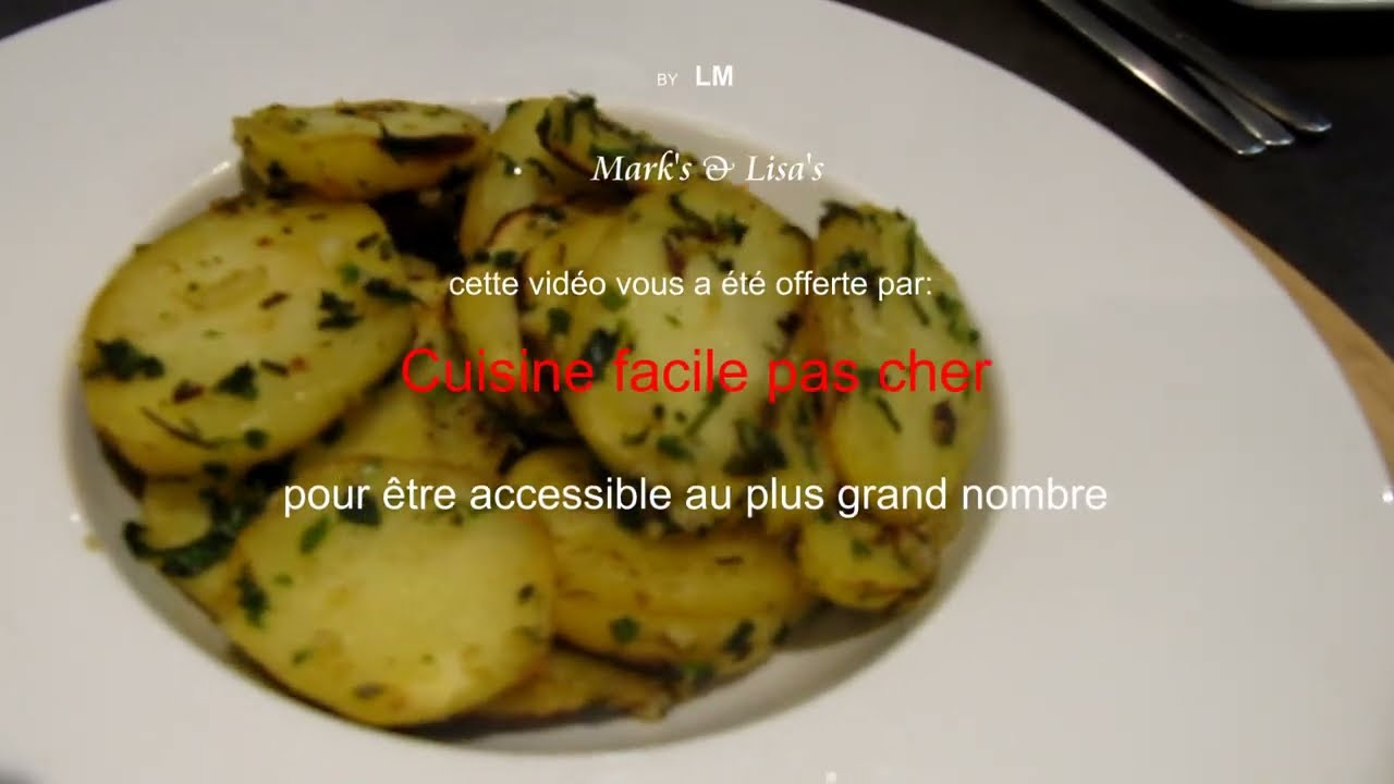 Cuisiner la pomme de terre sarladaise trop facile