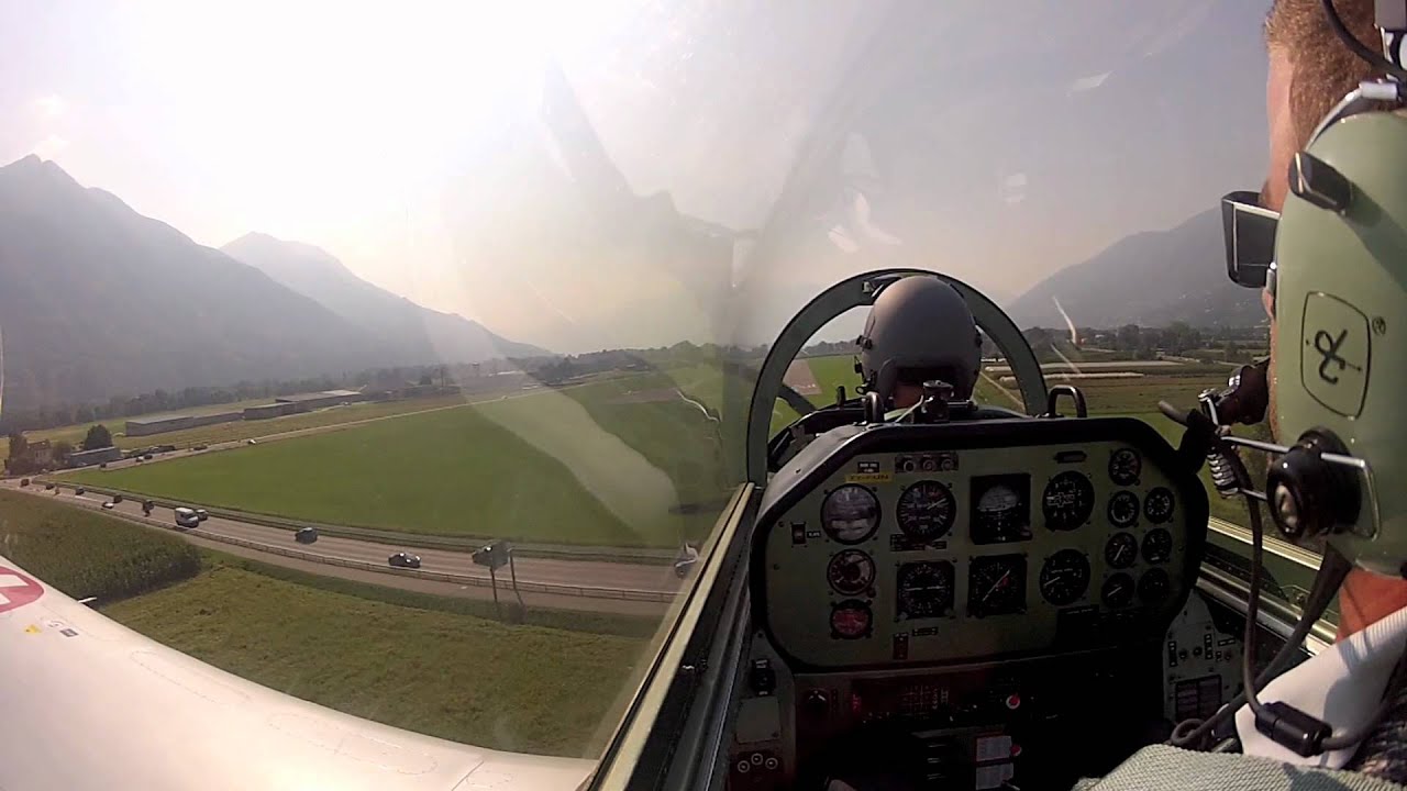 Pilatus PC-7 Fun over Swiss Alps