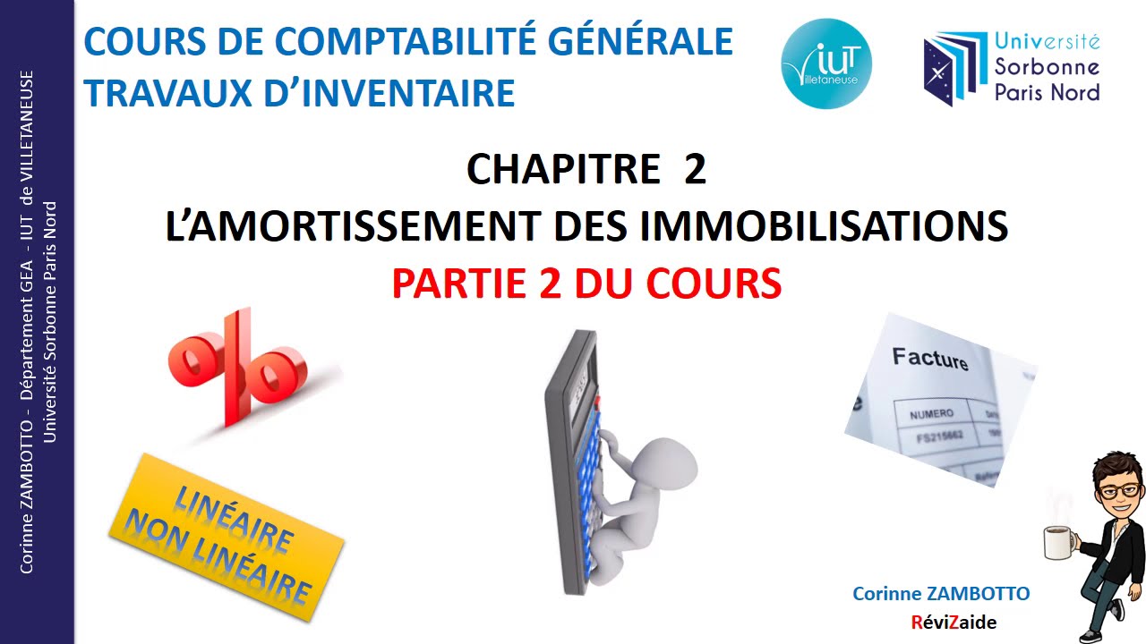 Cours amortissements des immobilisations - comptabilité - GEA