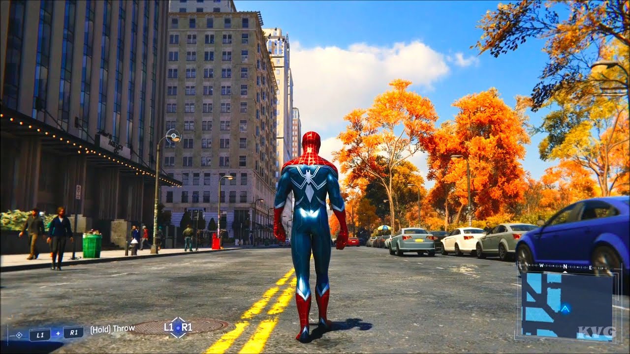 Marvel's Spider-Man (2018) - Resilient Suit - Open World Free Roam Gameplay (PS4 HD) [1080p60FPS]
