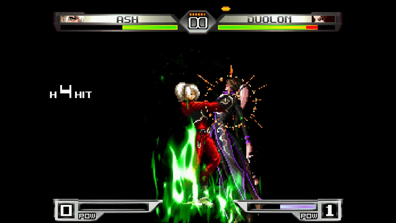 [KOF Mugen]Ash Crimson vs Duolon