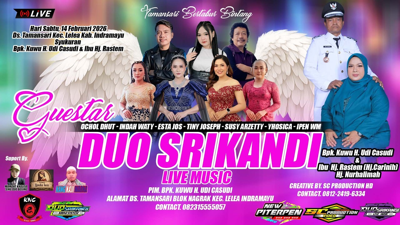 LIVE DUO SRIKANDI LIVE MUSIC | BAPAK KUWU H. UDI CASUDI & IBU HJ. RASTEM (HJ. CARINIH) #SIANG