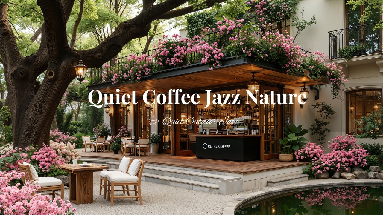 Quiet Coffee Jazz By The Porch | Morning Nature By The Lake For Focus & Clarity