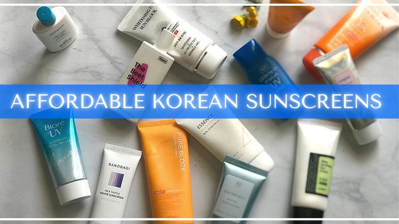 BEST AFFORDABLE KOREAN/JAPANESE SUNSCREENS for SUMMER 2021 | No whitecast!!!