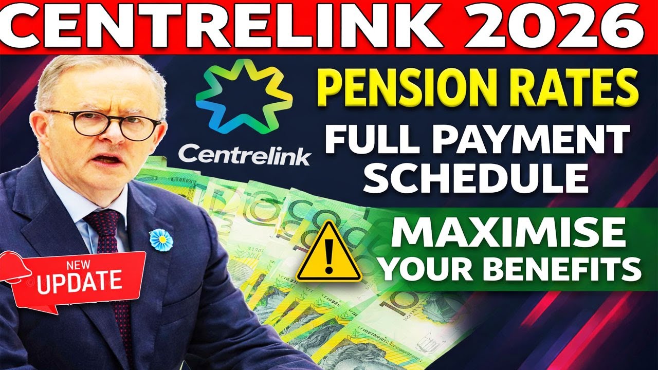 Centrelink Pension Rates 2026 💰 | Full Payment Schedule Revealed | Maximise Your Benefits