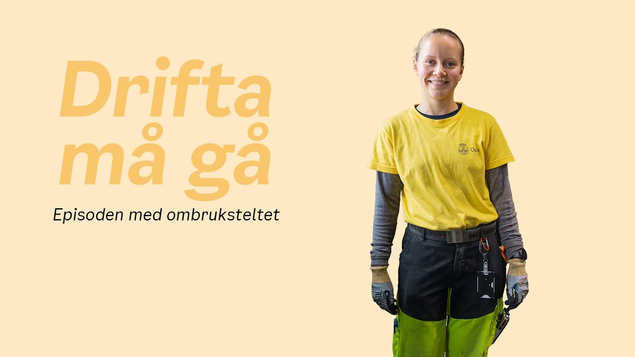 Drifta må gå: Ombruksteltet