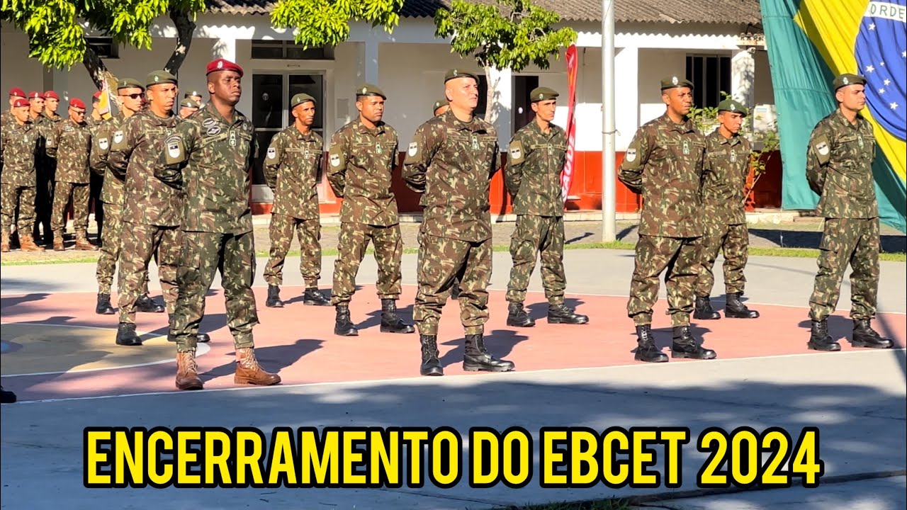 CERIMÔNIA DE ENCERRAMENTO DO ESTÁGIO BÁSICO DE CABO TEMPORÁRIO 2024 DA BRIGADA PARAQUEDISTA 🇧🇷