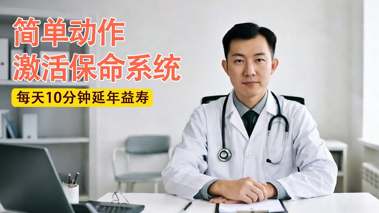 跑步游泳弱爆了！欧洲研究：简单动作激活保命系统，每天10分钟延年益寿