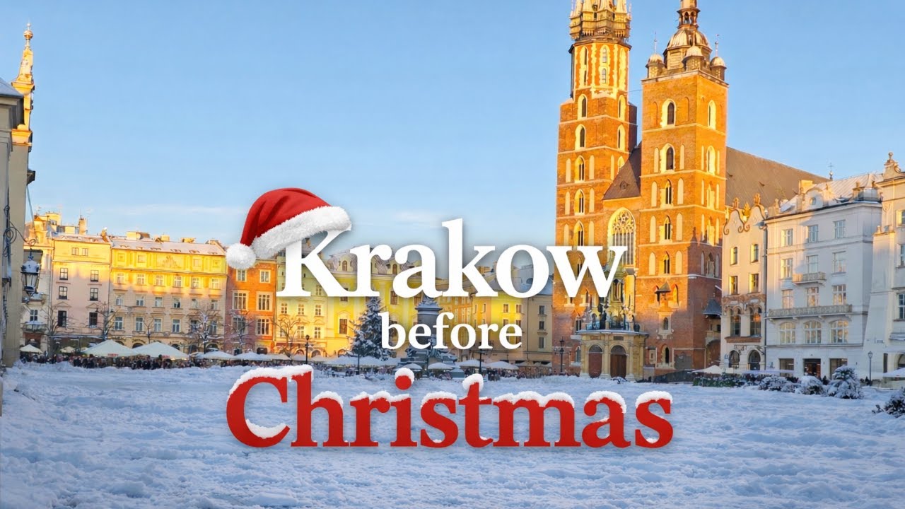 Krakow Before Christmas 🎄 | Old Town, Markets & Evening Lights. Poland.