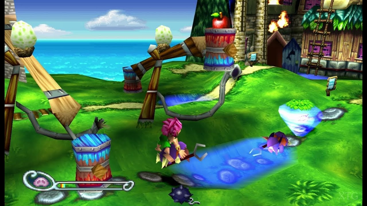 Tomba! 2: The Evil Swine Return (PS1) Геймплей HD