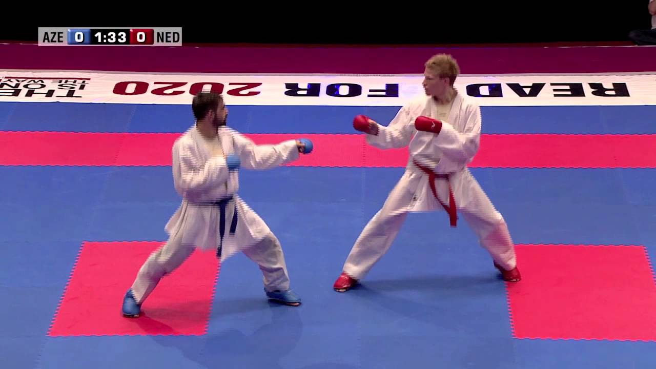 Rafael Aghayev vs René Smaal. Final Kumite Male -75kg. 48th European Karate Championships
