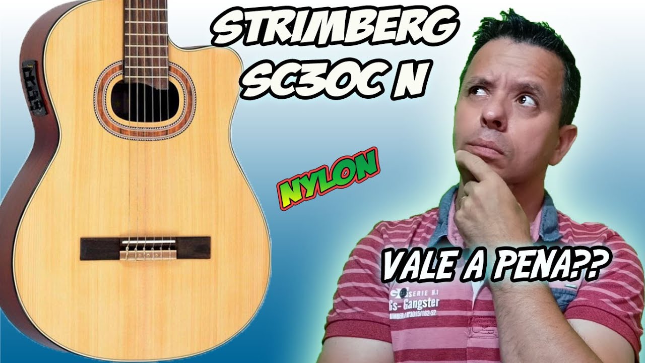 Review Técnico do Violão Strinberg Nylon Sc30c N Natural