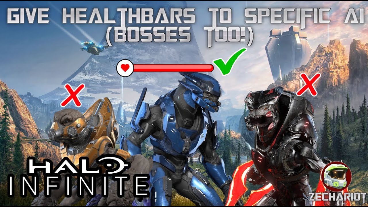 Add Healthbars To Specific AI (Bosses Too!) | Halo Infinite Forge Tutorial