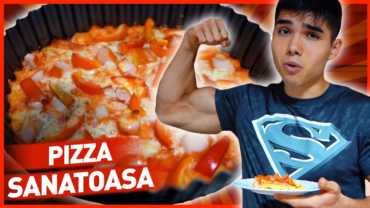 CUM SA FACI PIZZA SANATOASA I 438 Calorii Toata x TonySaikChef