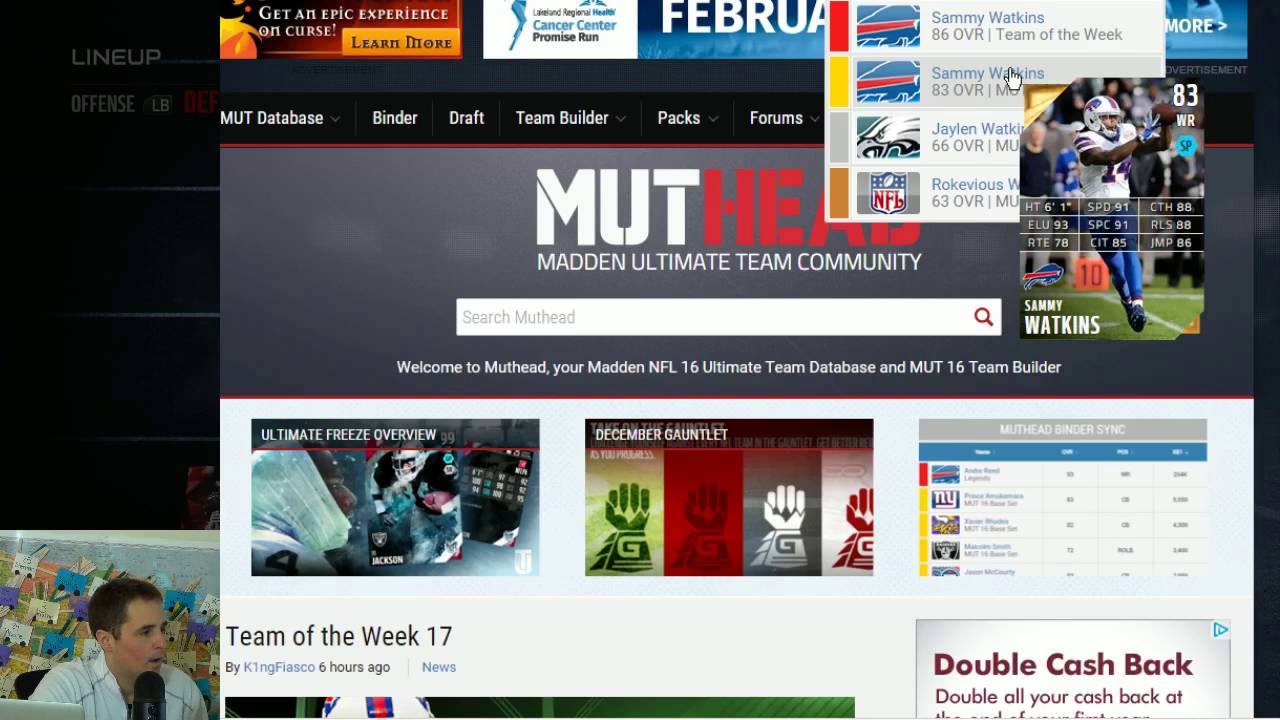 MUT TOTW 17 Review! Sammy Watkins & Earl Thomas!