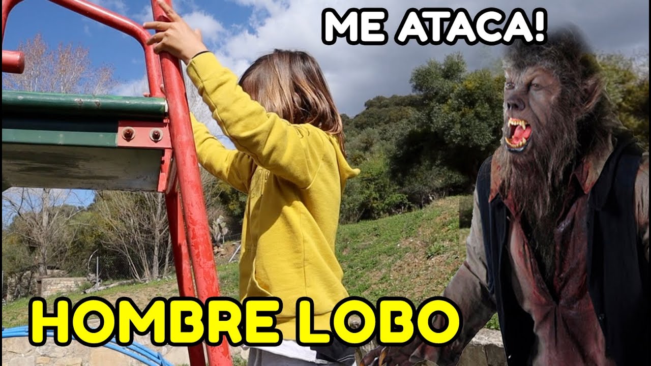 🐺 Hombre LOBO Nos PERSIGUE Por EL PARQUE 😱 Le Veo LA CARA 😰 Mistery BY Marcos Blanco Oficial