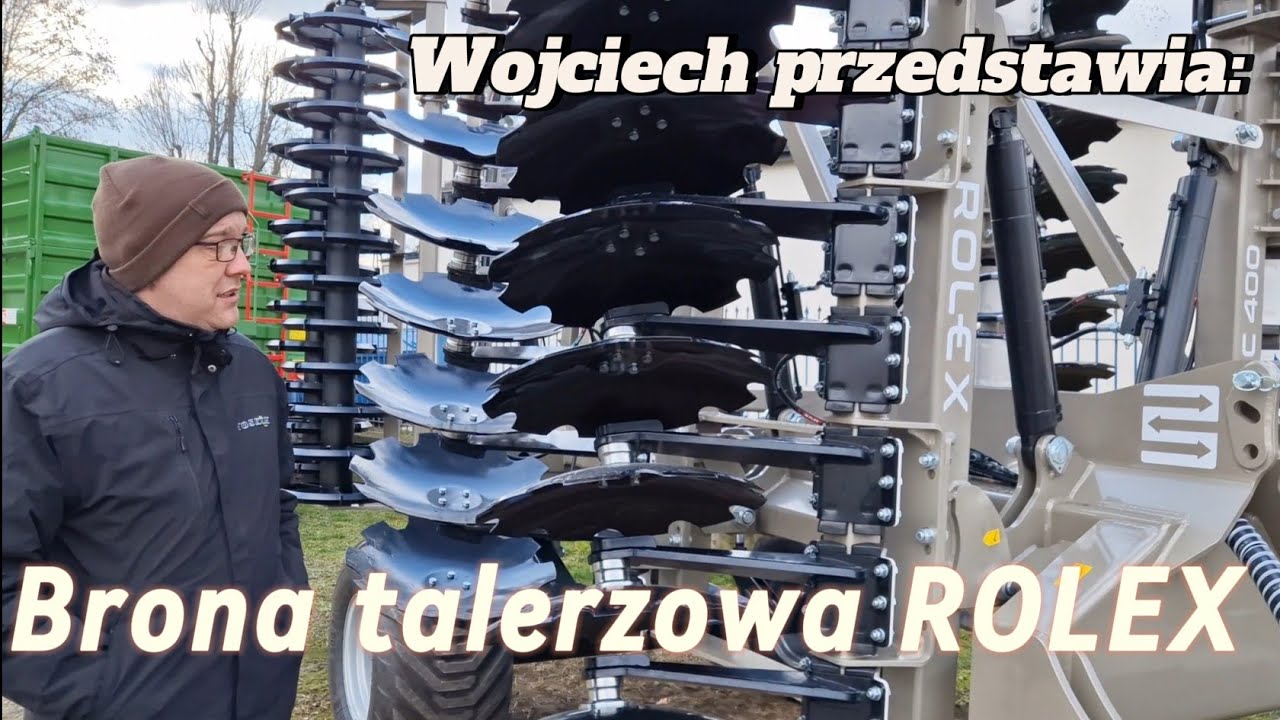 Brona talerzowa ROLEX BTHC - solidna maszyna dla wymagających! ROLMECH