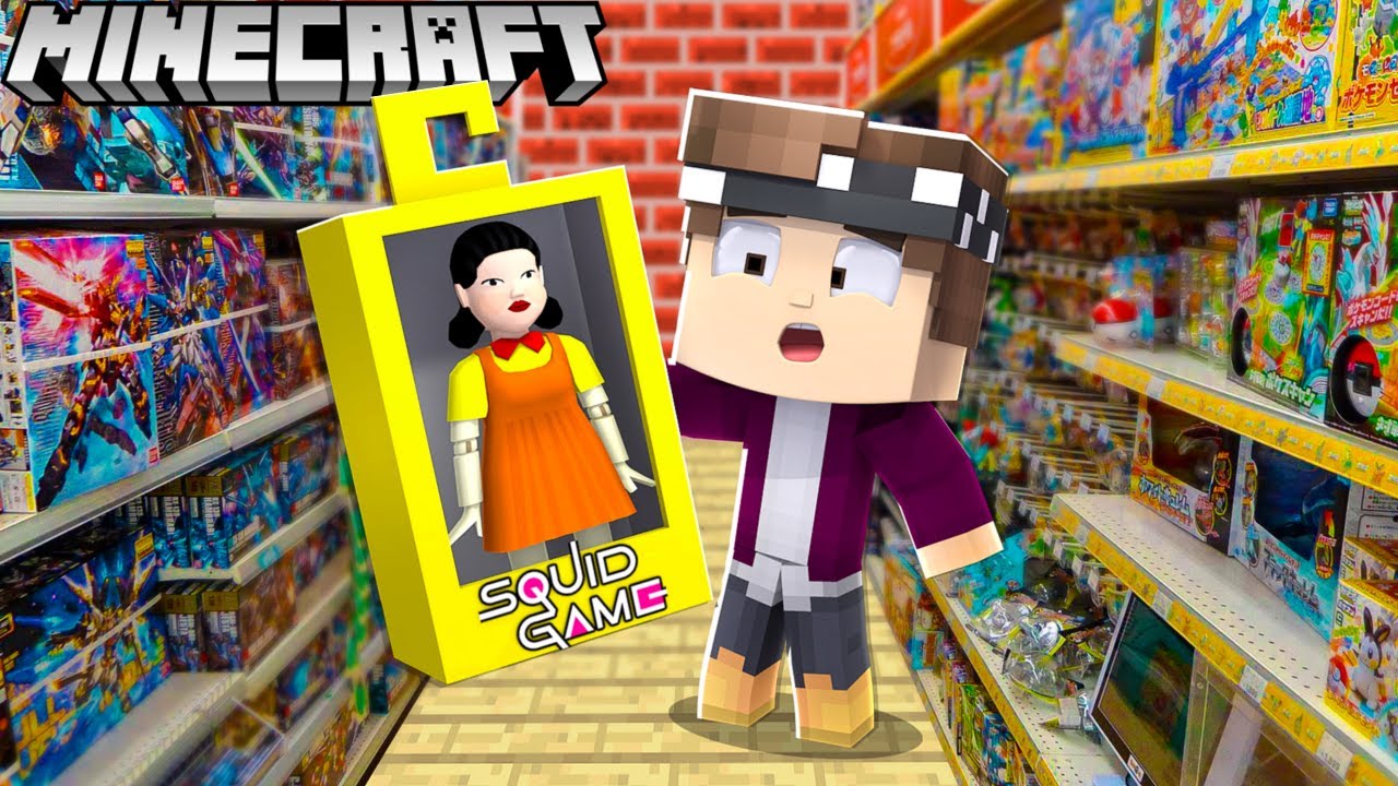 Ich KAUFE SQUID GAME SPIELZEUG in Minecraft!